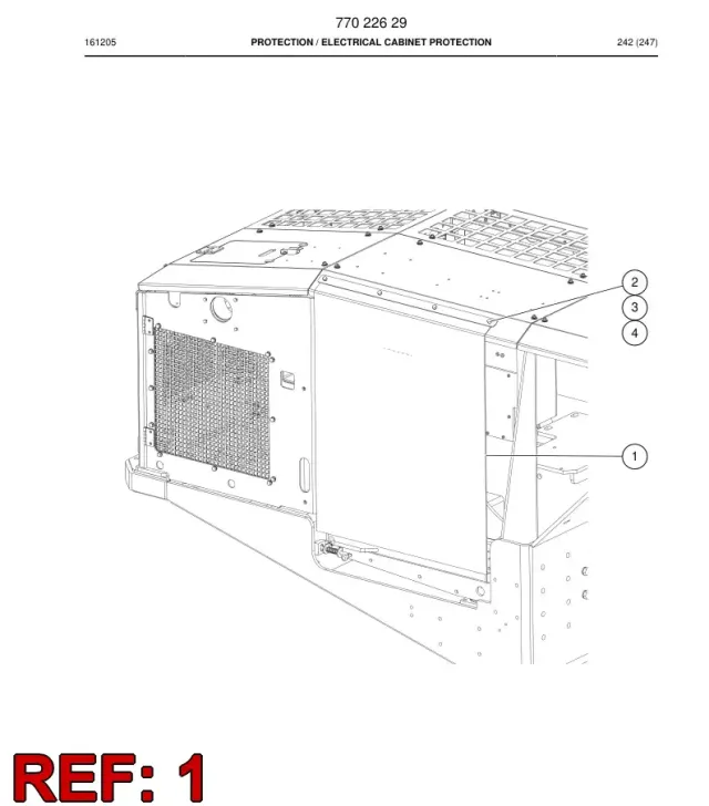 PLASTIC PROTECTION CABINET