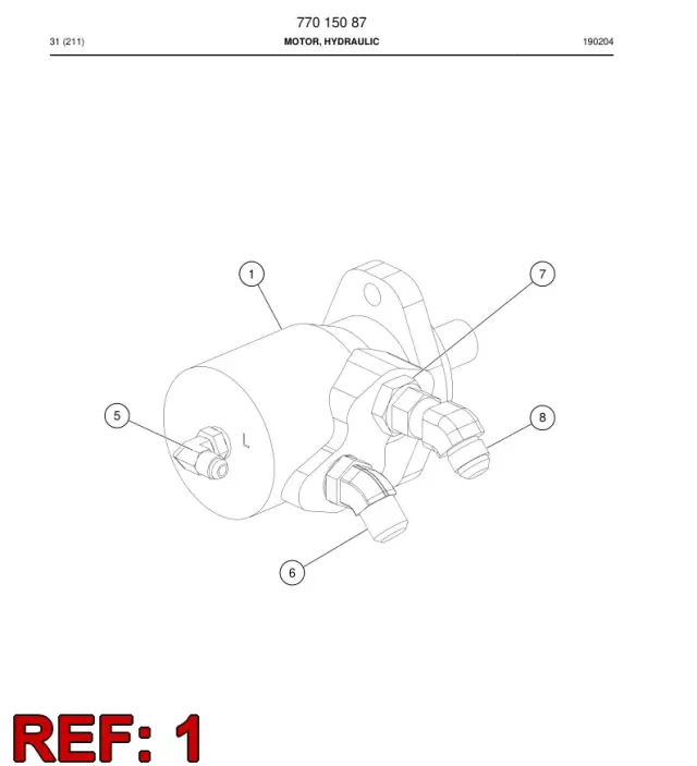 MOTOR, HYDRAULIC
