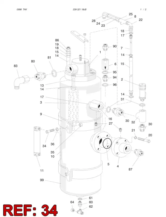 PERNO DE CABEZA HEXAGONAL (ROSCA PARCIAL)