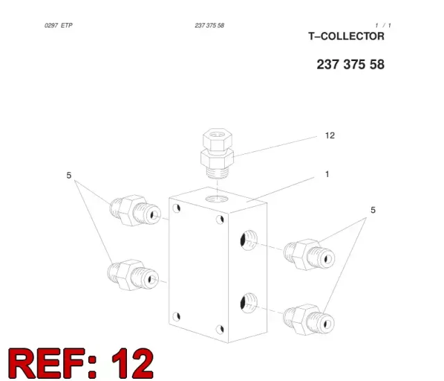 SWIVEL NUT MALE ADAP