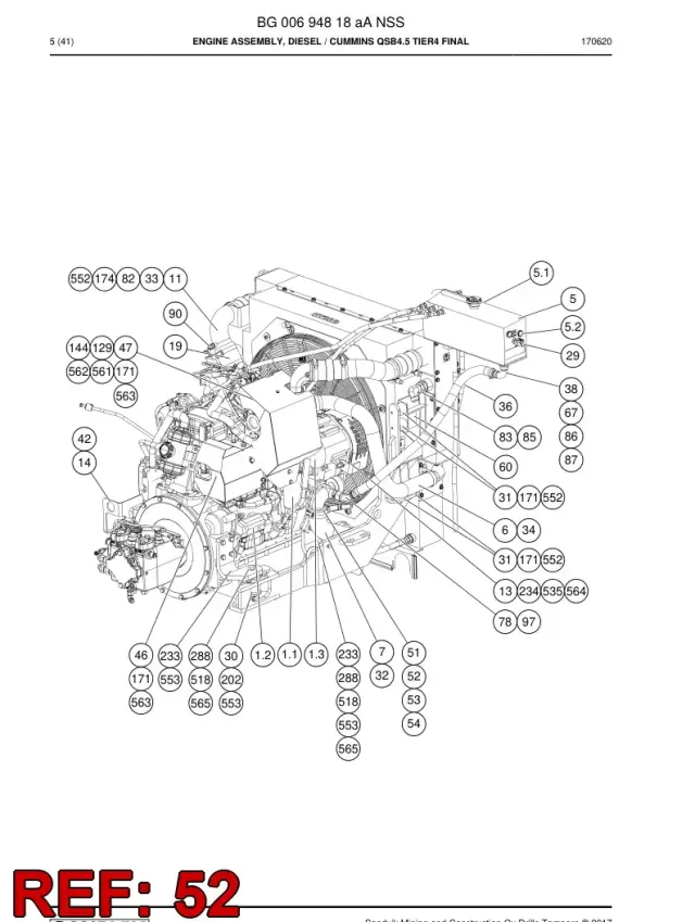 SWIVEL PORCA BRANCHTEE