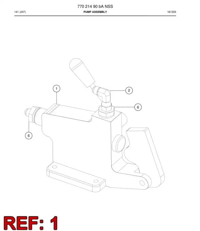 HYDRAULIC BOMBA, HAND