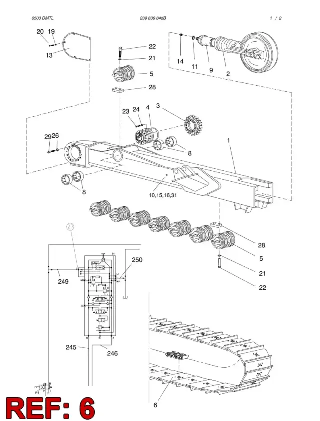 TRACK CHAIN ASSEMBLY