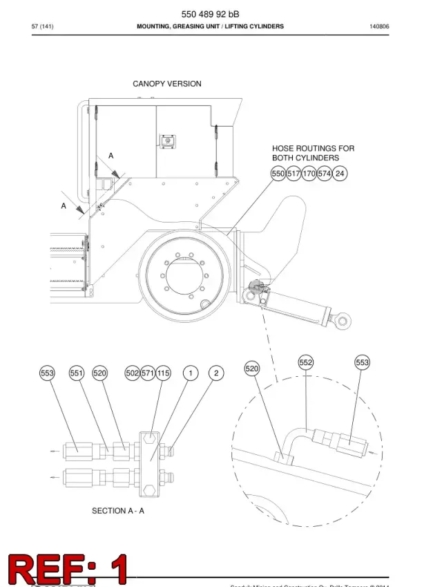BLOCK, LUBRICANT FITTINGS