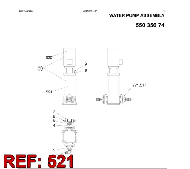 WATER PUMP COMPLETE