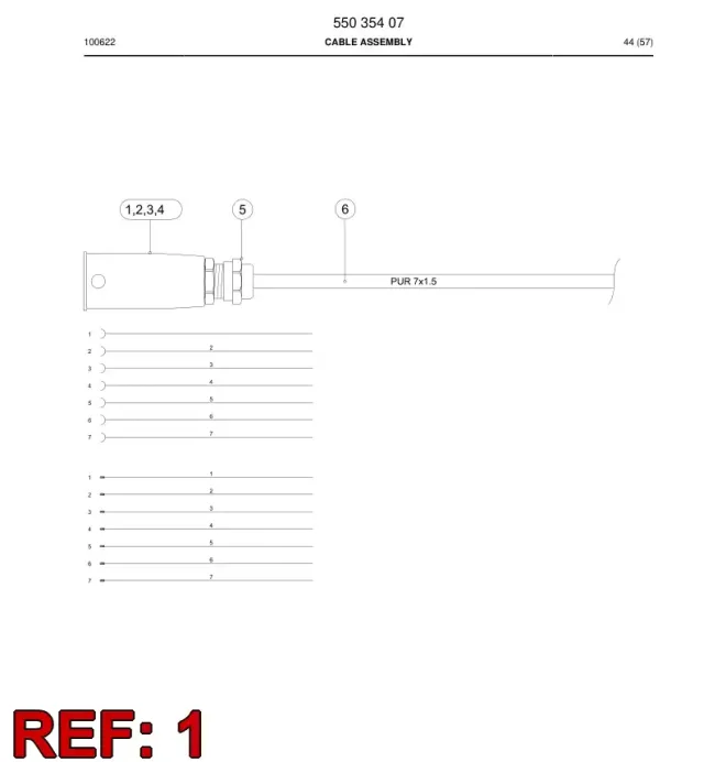 CONNECTOR, MULTIPOLE, FEMALE