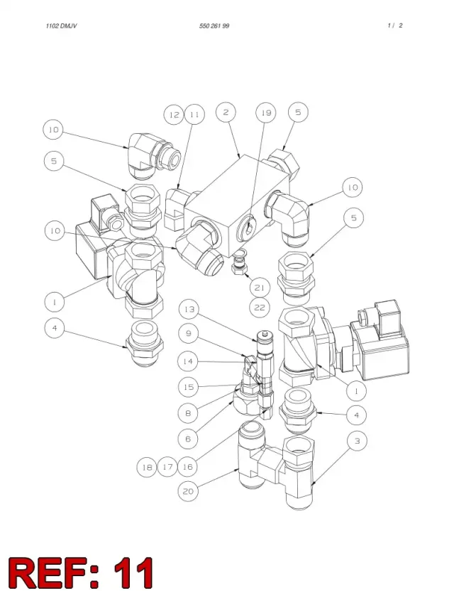 STRAIGHT THREADELBOW