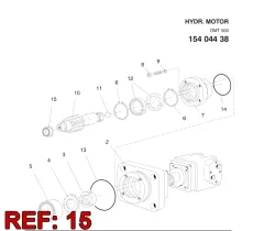 Sandvik CYL.ROLLER BEARING, Yerüstü — teknik çizim