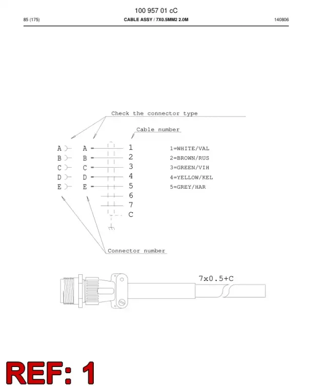 CONNECTOR MULTIPOLE FEMALE