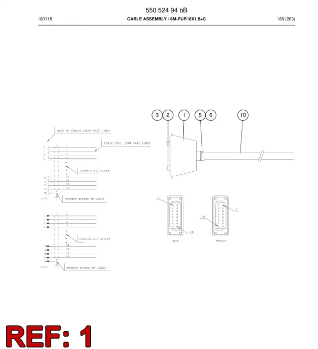 CASE, MULTIPOLAR CONNECTOR