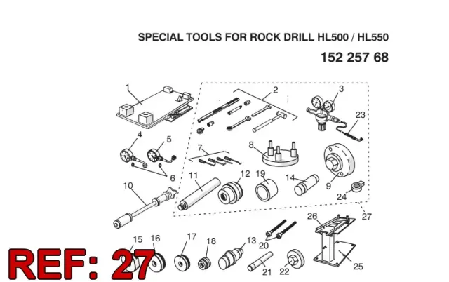 FIELD SERVICE TOOLS (SEE SATZ LIST)
