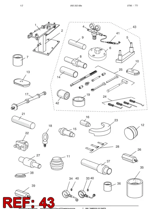 FIELD SERVICE TOOLS (SEE KİT LIST)