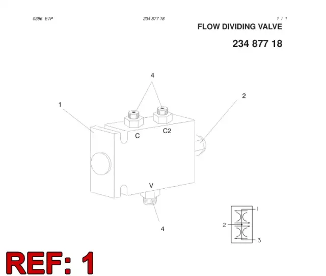 FLOW DIVIDER VENTIL