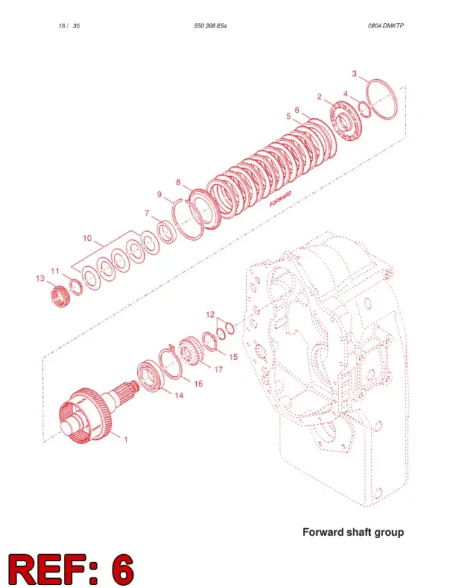 CLUTCH OUTER DISC