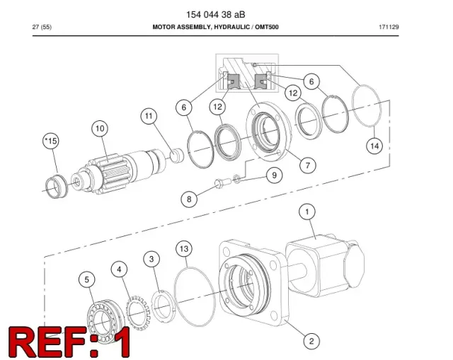 HYDRAULIC MOTOR, GEROTOR