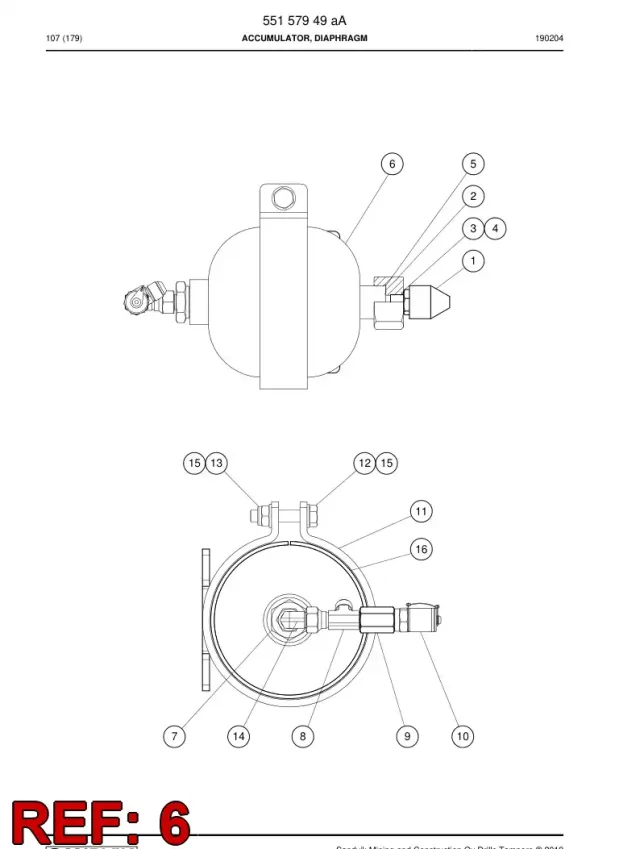 ACCUMULATOR, DIAPHRAGM