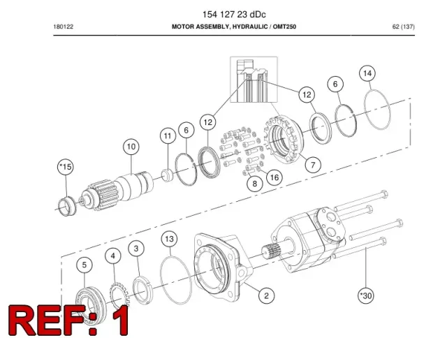 HYDRAULIC MOTOR, GEROTOR