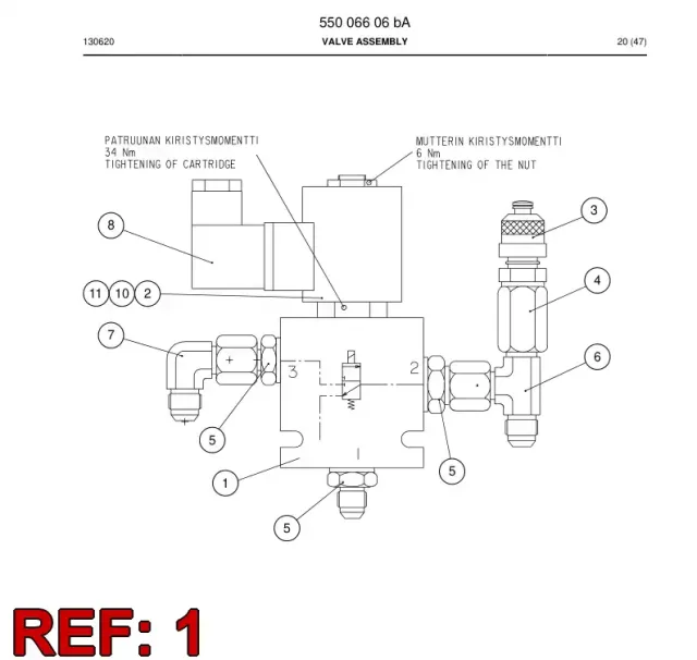 VERTEILER BODY, VENTIL