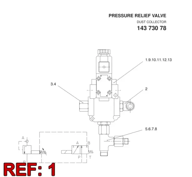 PRESS RELIEF VALVE