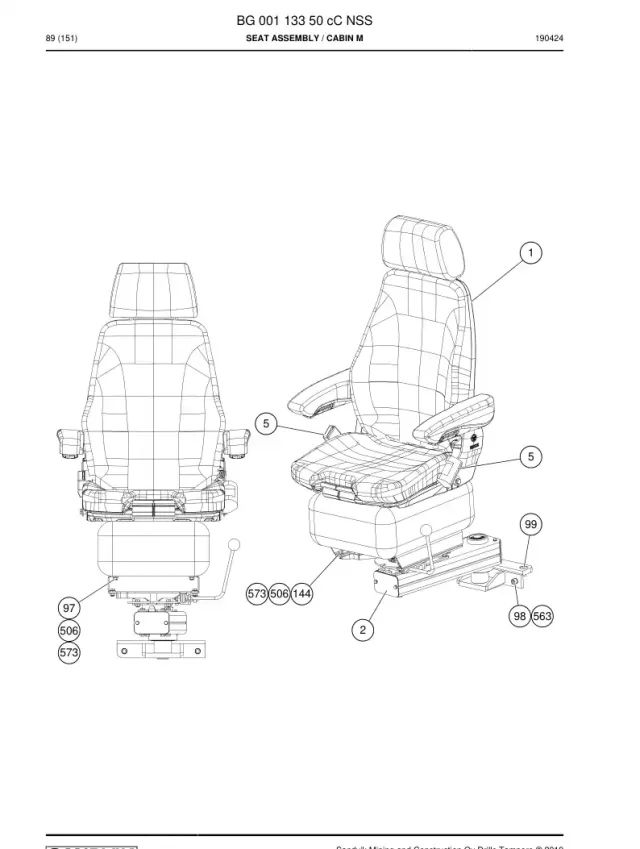 SEAT GRUBU