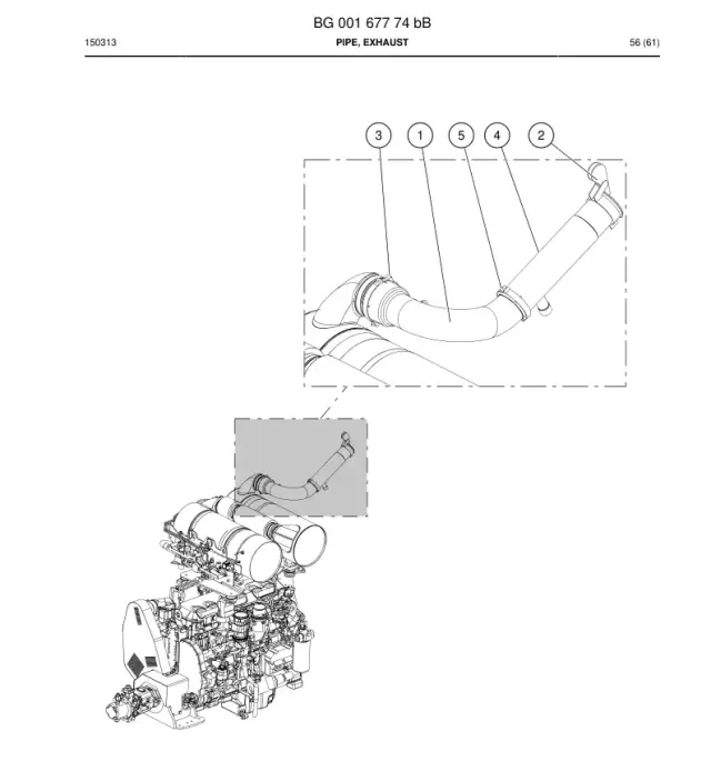 PIPE, EXHAUST