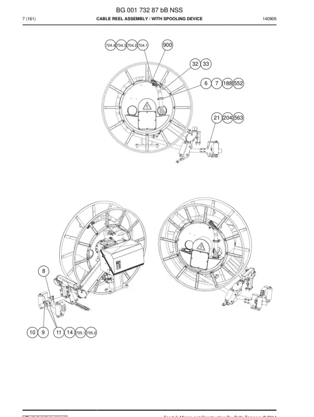 KABLO REEL ASSEMBLY