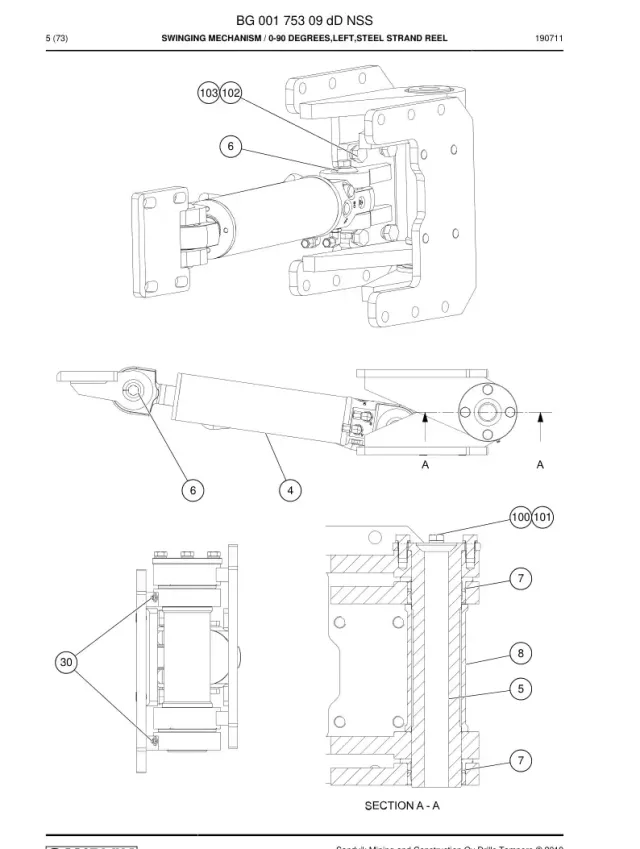 SWINGING MECHANISM