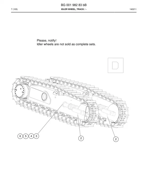 IDLER WHEEL, TRACK