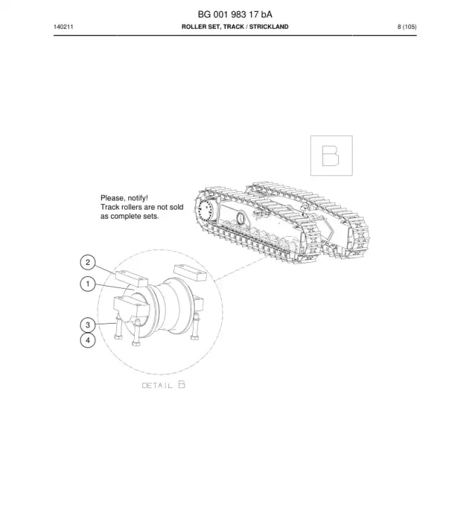 ROLLER SET, TRACK