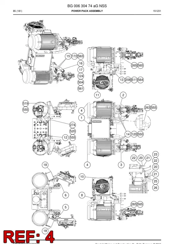 MOTOR, THREE PHASE