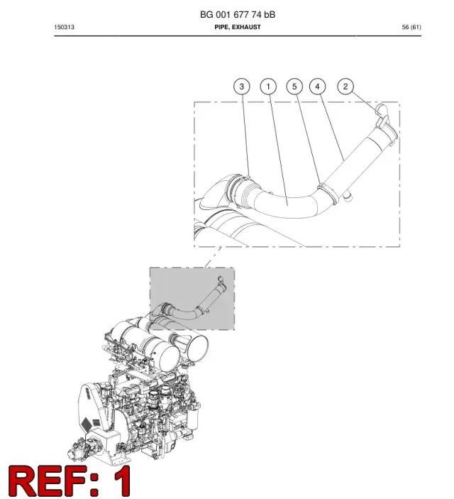 PIPE, EXHAUST