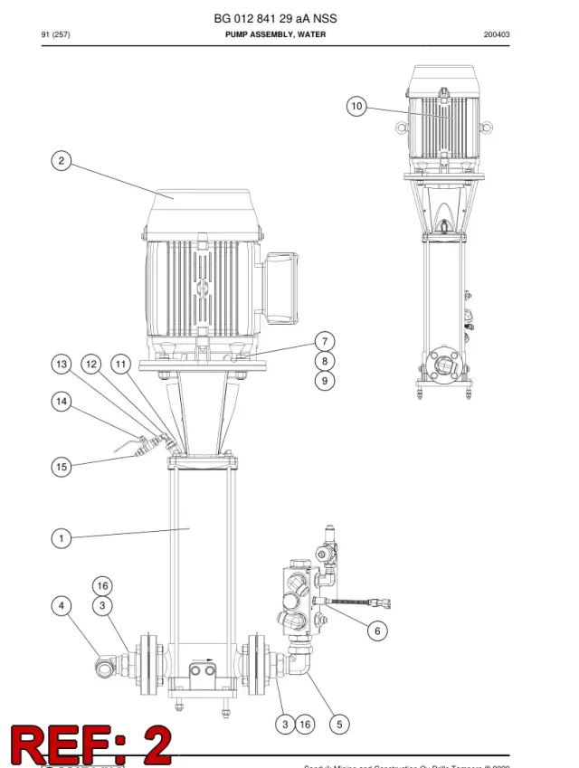 MOTOR, THREE PHASE