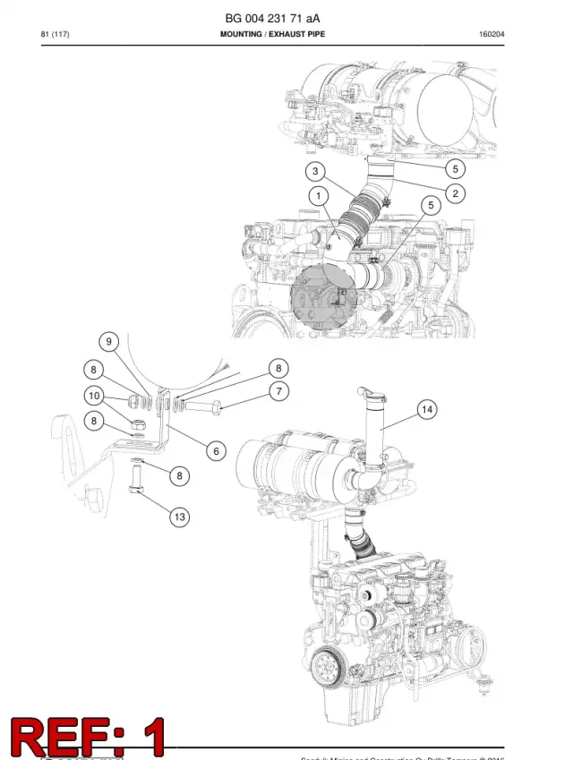 PIPE, EXHAUST