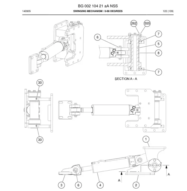 SWINGING MECHANISM