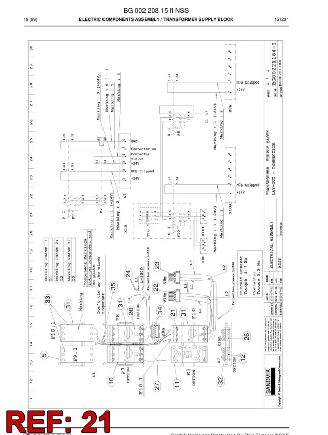 DEVRE KESİCİ, THREE-PHASE, MANUAL RESET