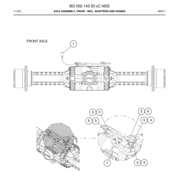 AXLE ENSEMBLE, FRONT
