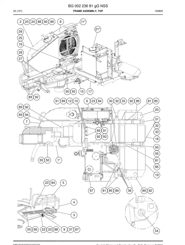 FRAME GRUBU, TOP