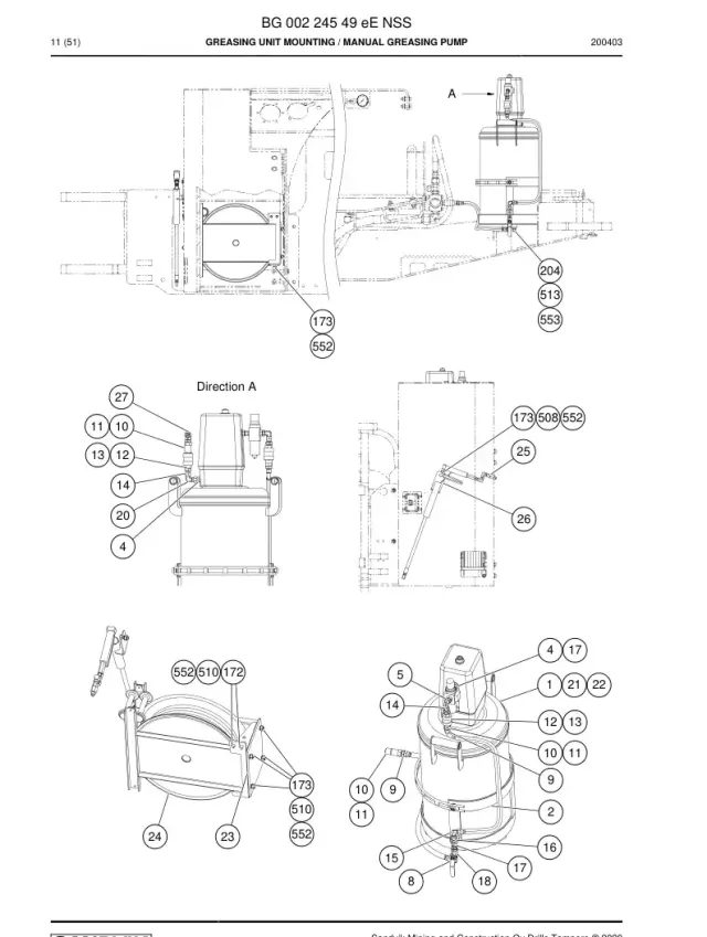 GREASING UNIT BAĞLANTI