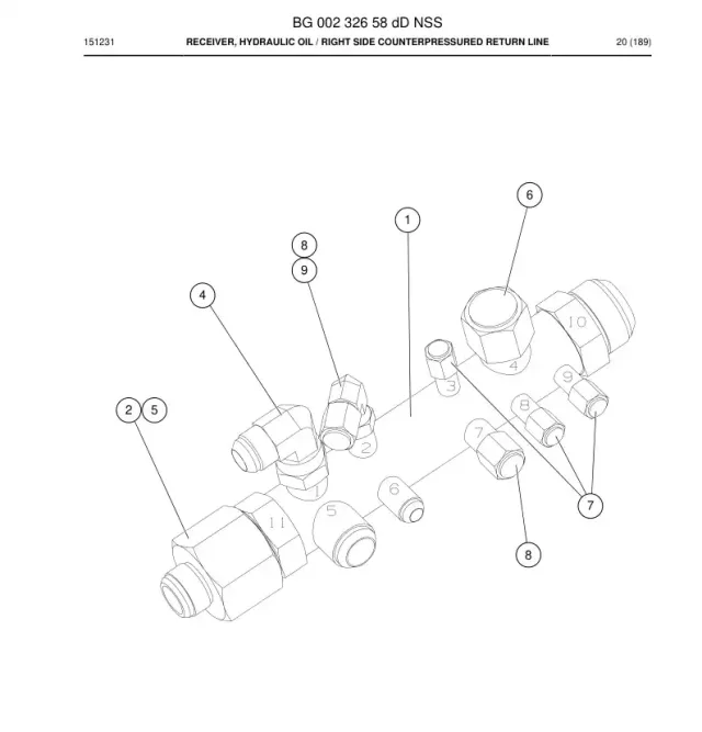 RECEIVER, HİDROLİK OIL