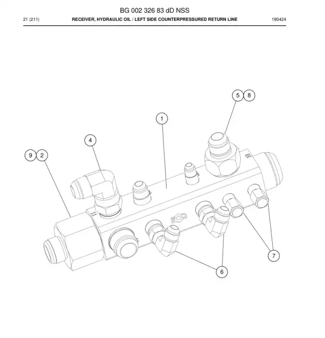 RECEIVER, HİDROLİK OIL