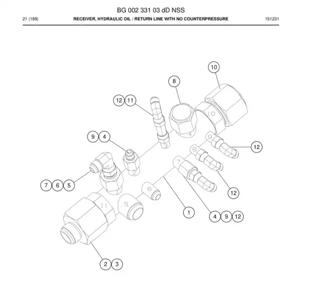 RECEIVER, HİDROLİK OIL