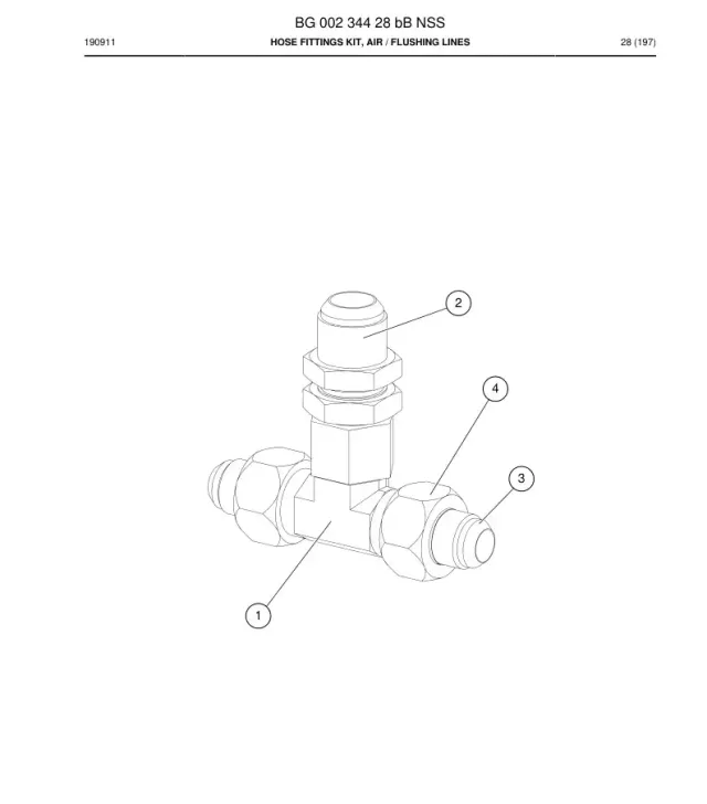HOSE FITTINGS KIT, AIR