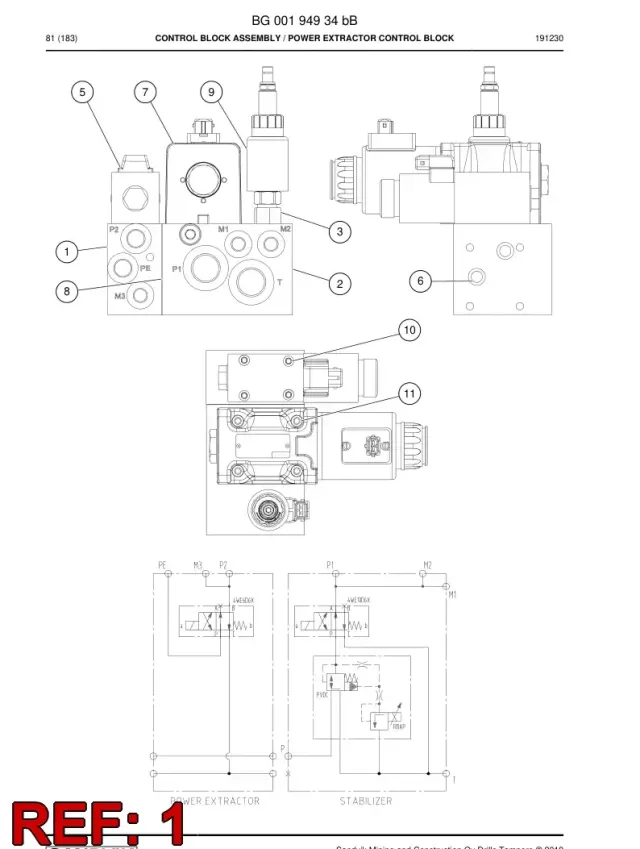 MANIFOLD, HIDRÁULICO