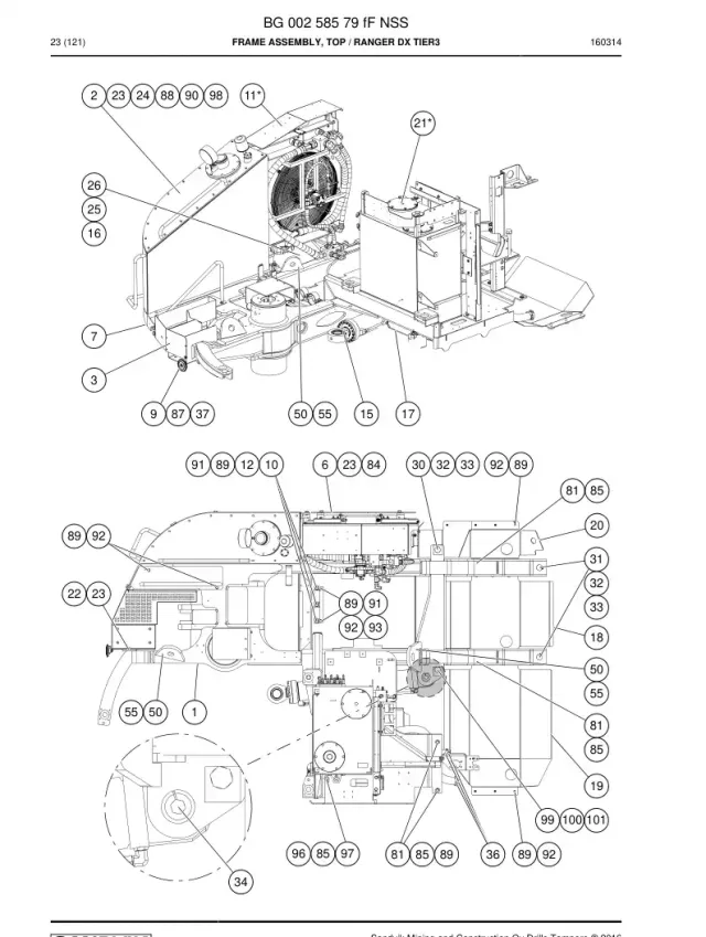 FRAME GRUBU, TOP