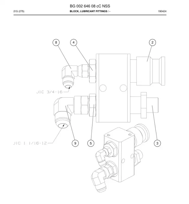 BBLOQUEO, LUBRICANT FITTINGS