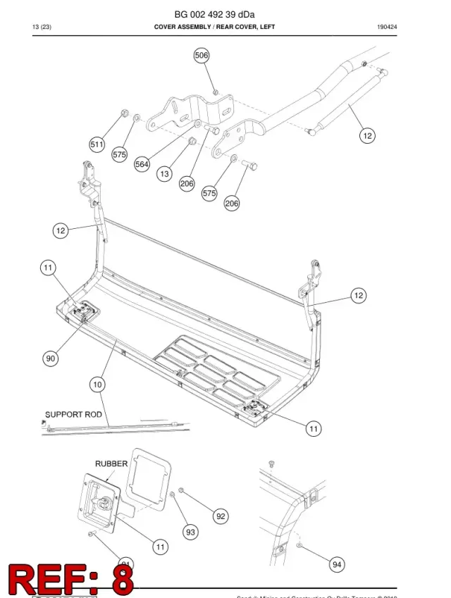 PLATE, MOUNTING