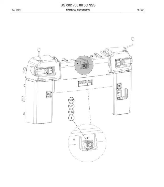 CAMERA, REVERSING