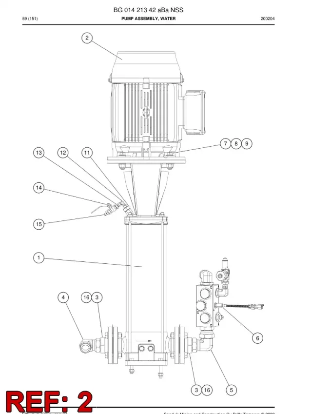 MOTOR, THREE PHASE