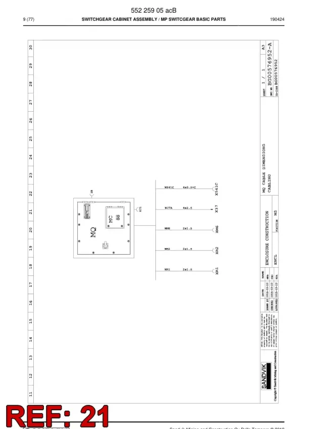 GROMMET, CABLE CONDUIT