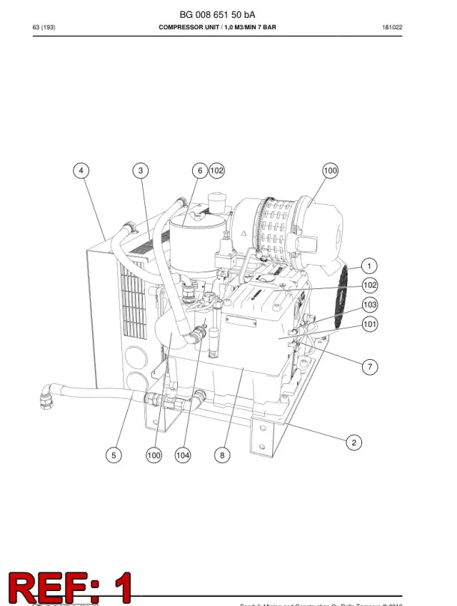 MOTOR, THREE PHASE